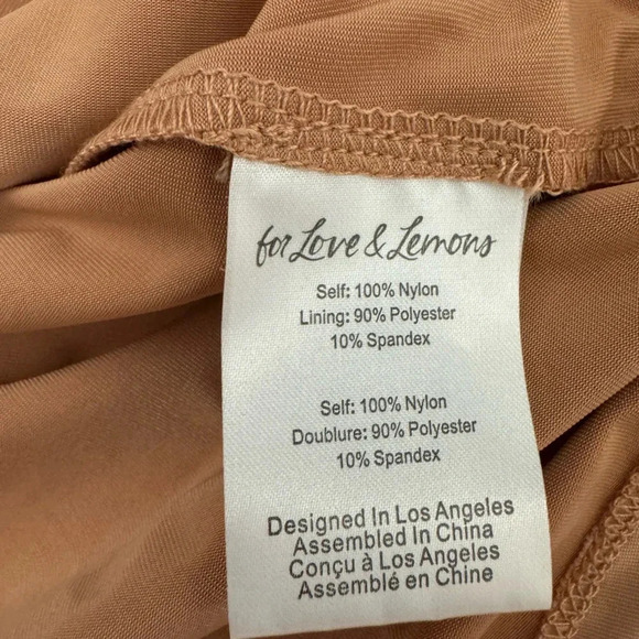 For Love & Lemons Temecula Embroidered Mesh V Neck Mini Dress $248 XS - Picture 12 of 12